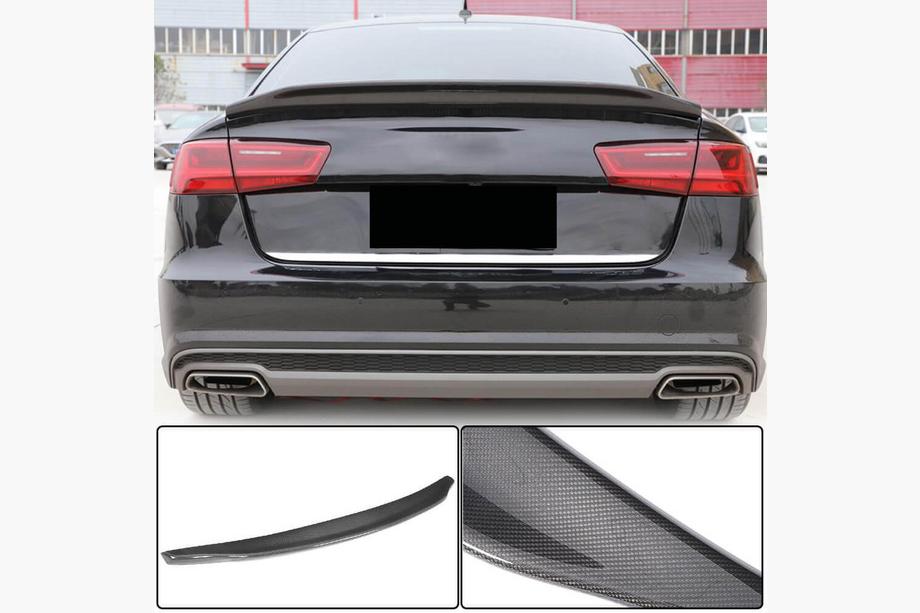 Audi A6 C7 2011–2017 Lip-spoileri V2 (hiilikuitu) Kuva 2