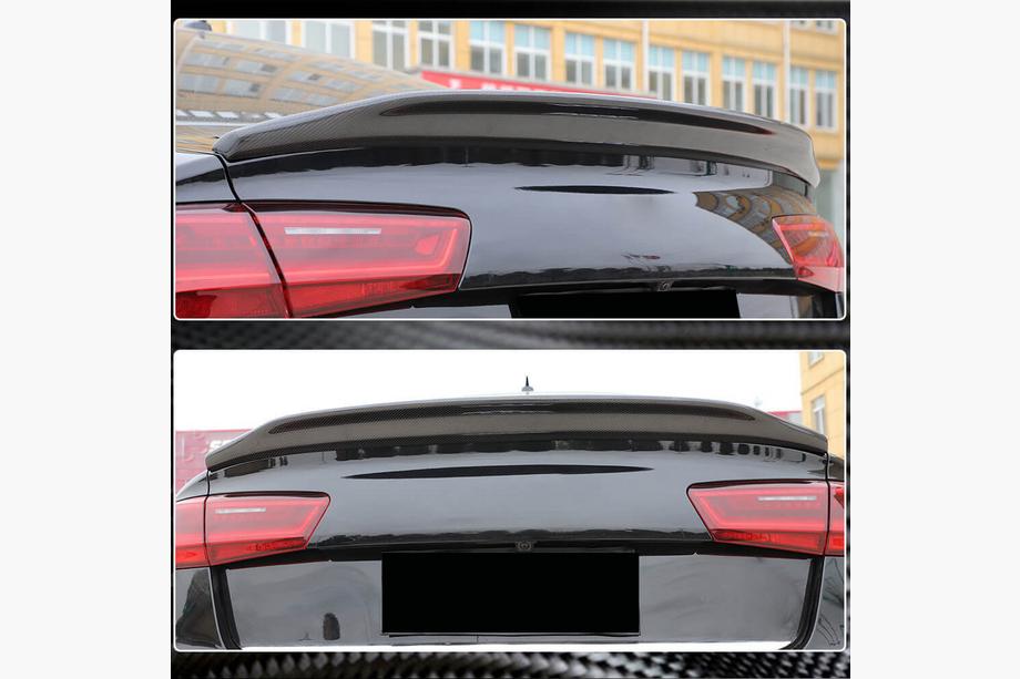 Audi A6 C7 2011–2017 Lip-spoileri V2 (hiilikuitu) Kuva 4