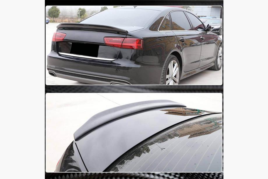 Audi A6 C7 2011–2017 Lip-spoileri V2 (hiilikuitu) Kuva 5