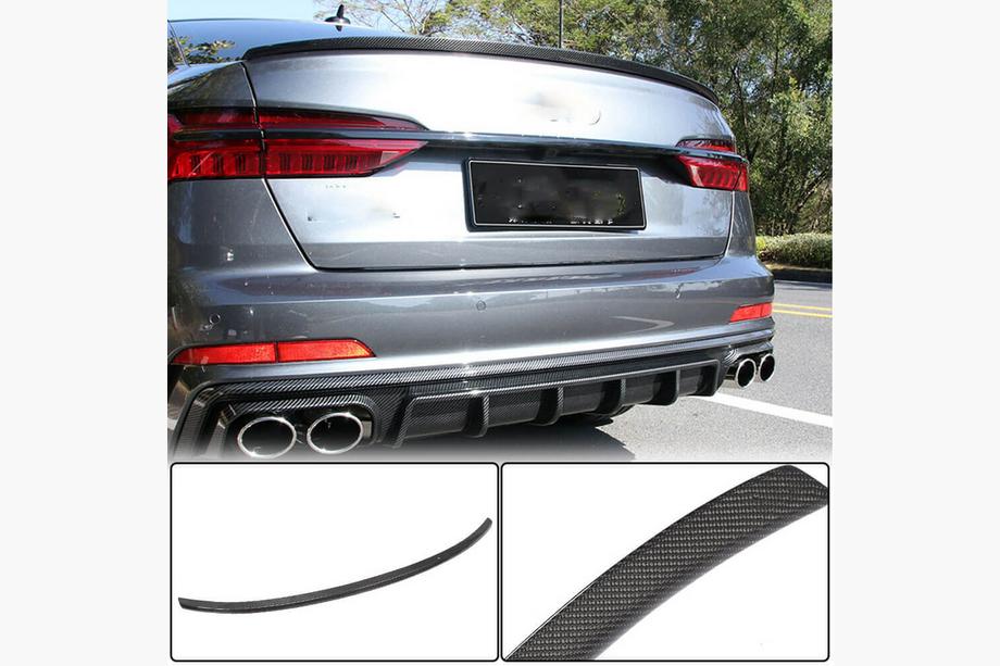 Audi A6 C8 2018–2025 Spoileri V3 (Sedan-malliin, hiilikuitu) Image