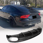 Audi A7 2010–2018 Takapuskurin diffuusori V2 (S-Line, 2010-2014, hiilikuitu) kuva 1