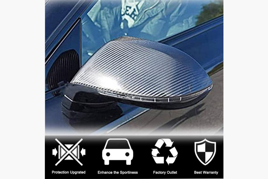 Audi A7 2010–2018 Sivupeilien kuorien vaihto, pari (Carbon) V2 Kuva 3