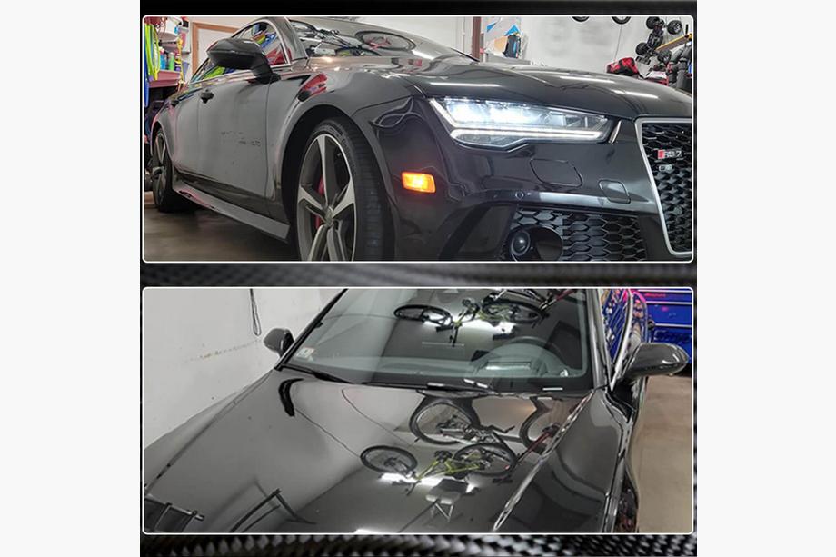 Audi A7 2010–2018 Sivupeilien kuorien vaihto, pari (Carbon) V2 Kuva 4
