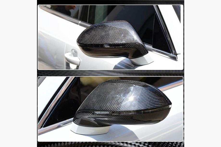 Audi A7 2010–2018 Sivupeilien kuorien vaihto, pari (Carbon) V2 Kuva 5