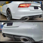Audi A7 2010–2018 Takapuskurin diffuusori V3 (S-Line, 2010-2014, hiilikuitu) kuva 4