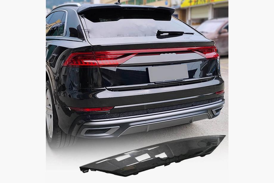 Audi Q8 2018– Hiilikuituinen rekisterikilven yläpuolinen peite (2019-2022, Carbon) Image