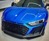 Audi R8 2015– Etupuskurin lip-spoileri Lip V1 (2023+, Carbon) kuva 2