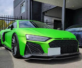 Audi R8 2015– Etupuskurin lip-spoileri Lip V1 (2023+, Carbon) kuva 6