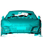 Audi R8 2015– Etupuskurin lipa V1 (2023+, hiilikuitu) kuva 3