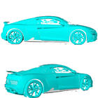 Audi R8 2015– Helmalevikkeet V2 (hiilikuitu) kuva 2