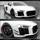 Audi R8 2015– Etupuskurin lipat V3 (2015-2020, Carbon) kuva 5