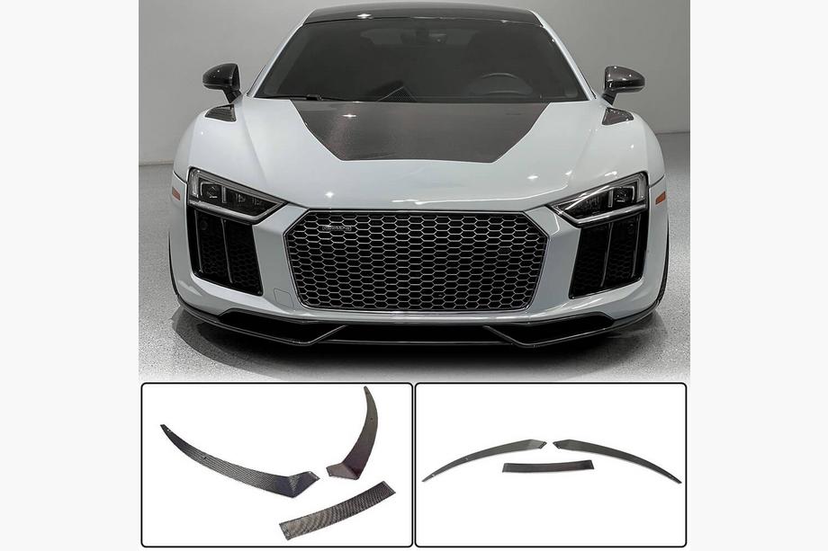 Audi R8 2015– Etupuskurin lipa Lip V1 (2015-2020, Hiilikuitu) Image