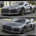Audi R8 2015– Etupuskurin lip-spoileri Lip V2 (2015-2020, Hiilikuitu) kuva 4