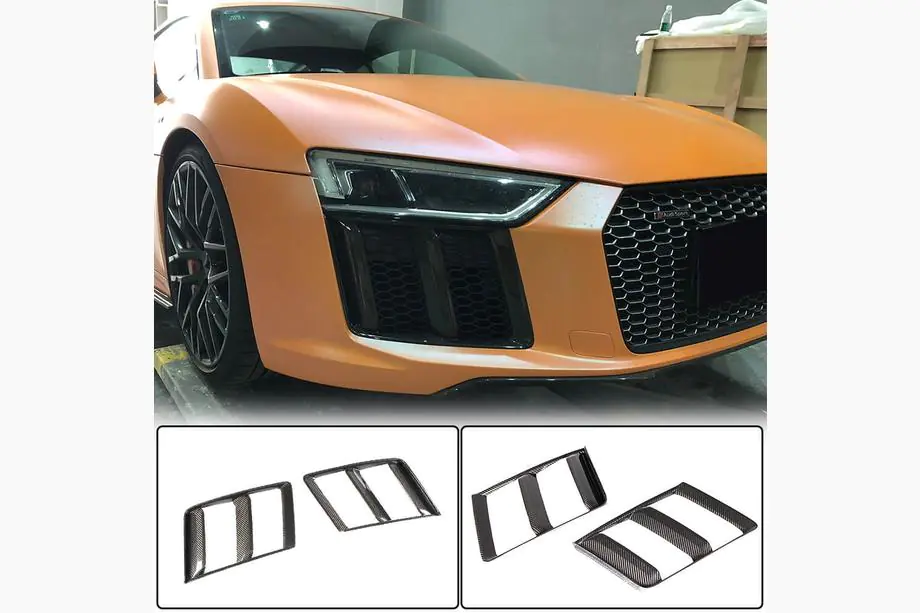 Audi R8 2015– Etupuskurin lipat V1 (2015-2020, hiilikuitu) Image