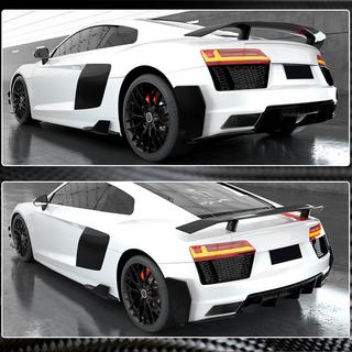 Takapuskurin suojalistat (2015-2020, hiilikuitu) Audi R8 2015– kuva 4