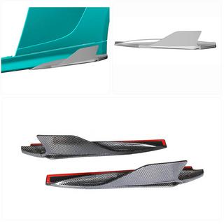 Helmasplitterit (Carbon) Audi R8 2015– kuva 2