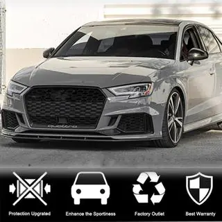 Etupuskurin lipat V5 (RS3 Sedan 2017-2020, hiilikuitu) kuva 3