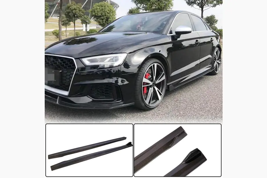 Audi A3 2012–2020 Sivukynnykset (RS3 Sedan 2017-2019, hiilikuitu) Image