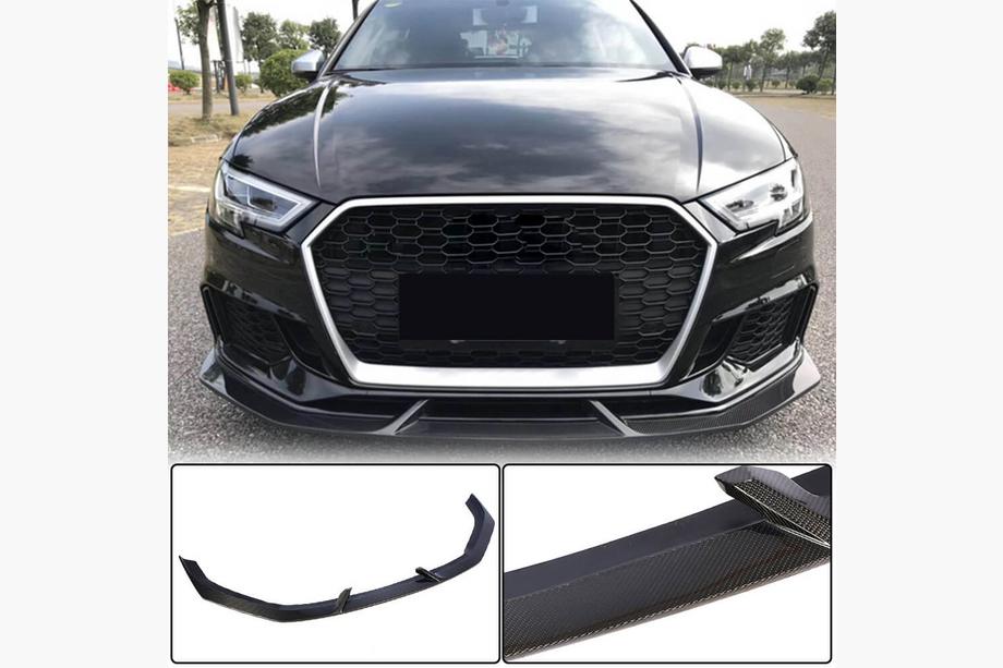 Audi A3 2012–2020 Etupuskurin lippa V3 (RS3 Sedan 2017-2020, hiilikuitu) Image