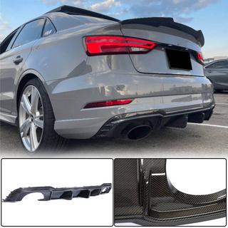 Takapuskurin diffuusori V1 (RS3 Sedan 2017-2019, hiilikuitu) Audi A3 2012–2020 kuva 1