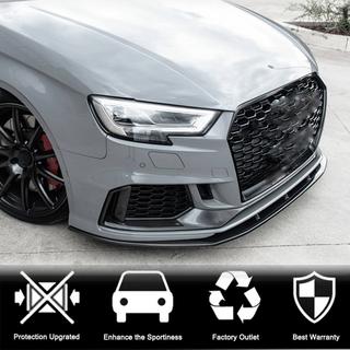 Etupuskurin lipan lisäosat V1 (RS3 Sedan 2017-2020, hiilikuitu) Audi A3 2012–2020 kuva 3