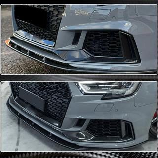 Etupuskurin lipan lisäosat V1 (RS3 Sedan 2017-2020, hiilikuitu) Audi A3 2012–2020 kuva 4