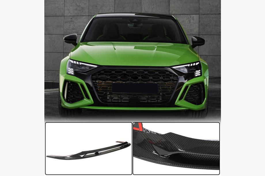 Audi A3 2020– Etupuskurin lip-spoileri Lip (RS Sedan, hiilikuitu) Image