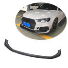 Audi A4 B9 2015–2024 Etupuskurin lipspoileri Lip V1 (RS4 Avant 2019-2021, hiilikuitu) kuva 1