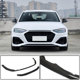 Etupuskurin lip-spoileri Lip V2 (RS4 Avant 2019-2021, hiilikuitu) kuva 1