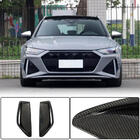 Audi A6 C8 2018–2025 Etupuskurin lippa (RS6, hiilikuitu) kuva 1
