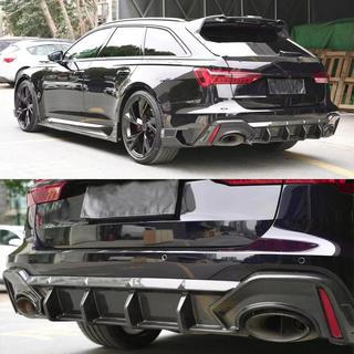 Takapuskurin diffuusori (RS6:lle, hiilikuitu) Audi A6 C8 2018–2025 kuva 2