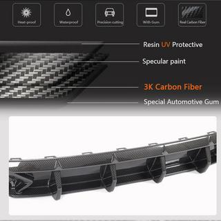 Takapuskurin diffuusori (RS6:lle, hiilikuitu) Audi A6 C8 2018–2025 kuva 3