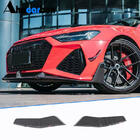 Audi A7 2018– Etupuskurin ilmanottoaukkojen suojukset V2 (RS7 2018-2022, Dry Carbon) kuva 1