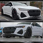 Audi A7 2018– Etupuskurin lip-spoileri Lip V1 (RS7 2018-2022, kuivahiilikuitu) kuva 5