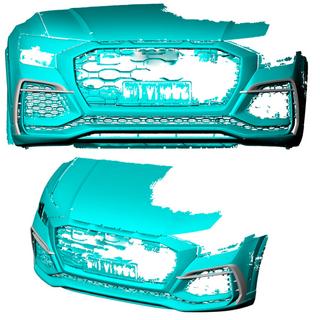 Hiilikuituiset sumuvalojen kehykset Audi Q8 2018– kuva 2