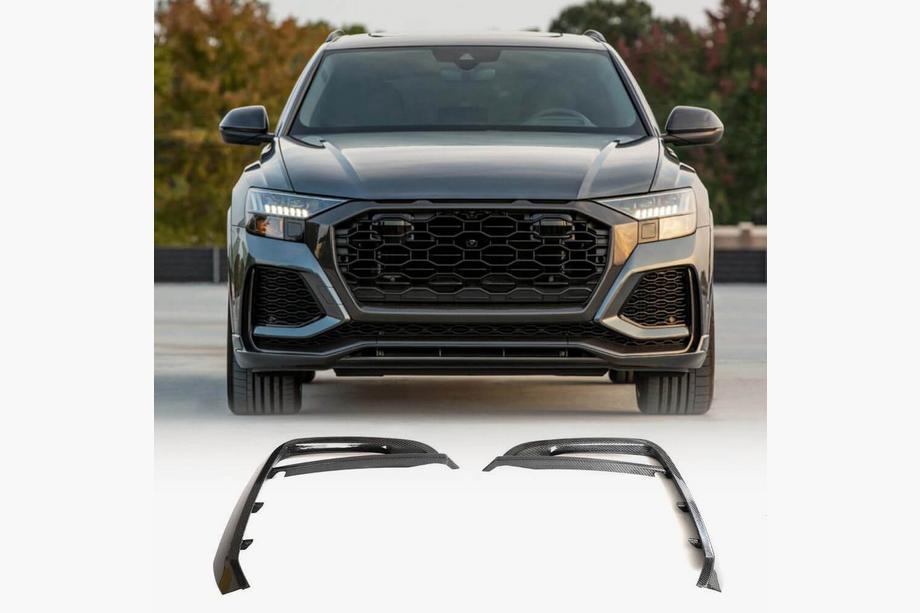 Audi Q8 2018– Hiilikuituiset sumuvalojen kehykset Image