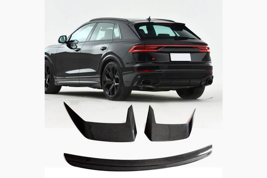 Audi Q8 2018– Takaspoileri katolle (hiilikuitu) Image