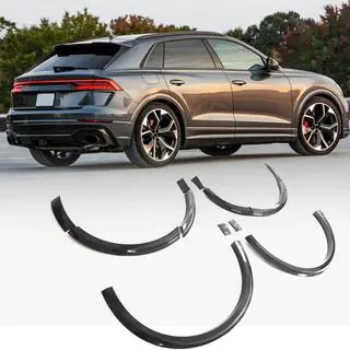 Lokasuojan kaarilistat (2021-2024, Hiilikuitu) Audi Q8 2018– kuva 1