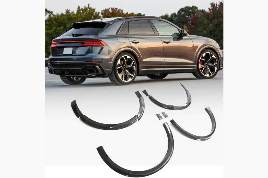 Audi Q8 2018– Lokasuojan kaarilistat (2021-2024, Hiilikuitu) Image