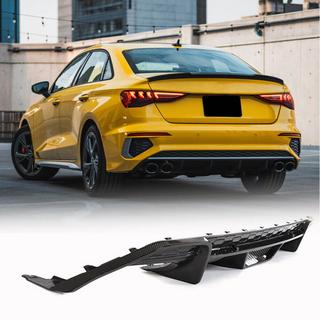Takapuskurin diffuusori V1 (S-Line Sedan 2020-2023, hiilikuitu) kuva 1
