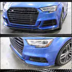 Audi A3 2012–2020 Etupuskurin lipspoileri Lip V5 (S-Line Sedan 2017-2020, hiilikuitu) kuva 4