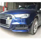 Audi A3 2012–2020 Etupuskurin lipat (S-Line Sedan 2017-2020, hiilikuitu) kuva 2