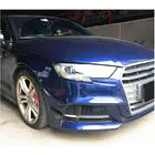 Audi A3 2012–2020 Etupuskurin lipat (S-Line Sedan 2017-2020, hiilikuitu) kuva 3