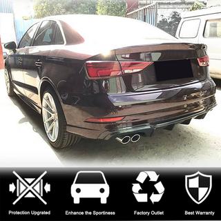 Takapuskurin diffuusori V5 (S-Line Sedan 2017-2020, hiilikuitu) Audi A3 2012–2020 kuva 2