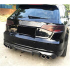 Audi A3 2012–2020 Takapuskurin diffuusori V1 (S-Line HB 2012-2016, Carbon) kuva 3