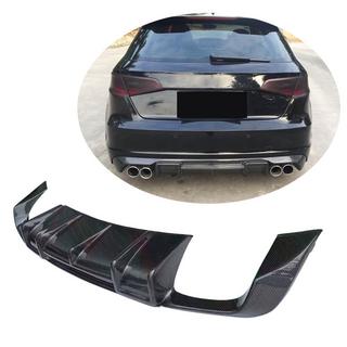 Takapuskurin diffuusori V1 (S-Line HB 2012-2016, Carbon) Audi A3 2012–2020 kuva 1