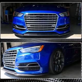 Etupuskurin lipspoileri Lip V1 (S-Line Sedan 2012-2016, hiilikuitu) Audi A3 2012–2020 kuva 4