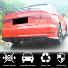 Audi A3 2012–2020 Takapuskurin diffuusori V3 (S-Line Sedan 2012-2016, hiilikuitu) kuva 2