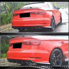 Audi A3 2012–2020 Takapuskurin diffuusori V3 (S-Line Sedan 2012-2016, hiilikuitu) kuva 3