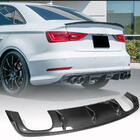 Audi A3 2012–2020 Takapuskurin diffuusori V2 (S-Line Sedan 2012-2016, hiilikuitu) kuva 1
